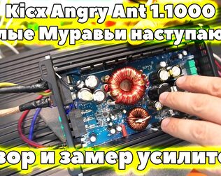 Kicx Angry Ant 1.1000 злые Муравьи наступают. Обзор и замер усилителя.